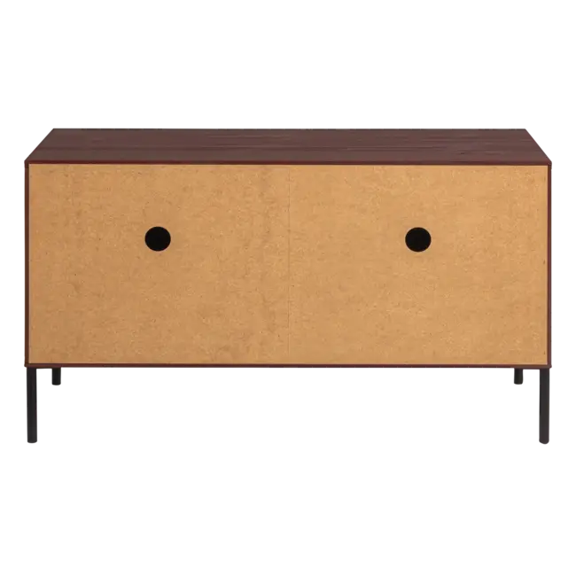 Woood New gravure tv meubel 100 cm bordeauxrood [fsc]