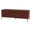 Woood New gravure tv meubel 150 cm grenen Bordeauxrood fsc]