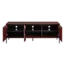 Woood New gravure tv meubel 150 cm grenen Bordeauxrood fsc]