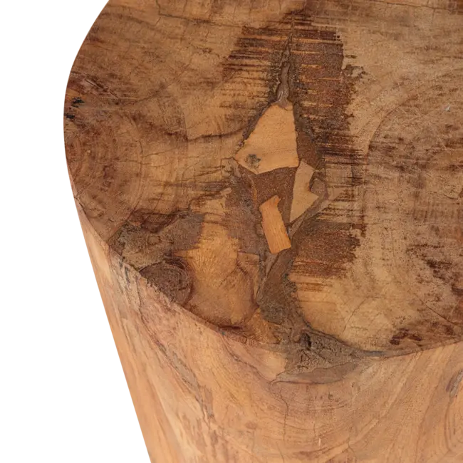 Woood Viri Bijzettafel Hout Naturel