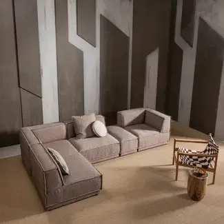 Woood Viri Bijzettafel Hout Naturel