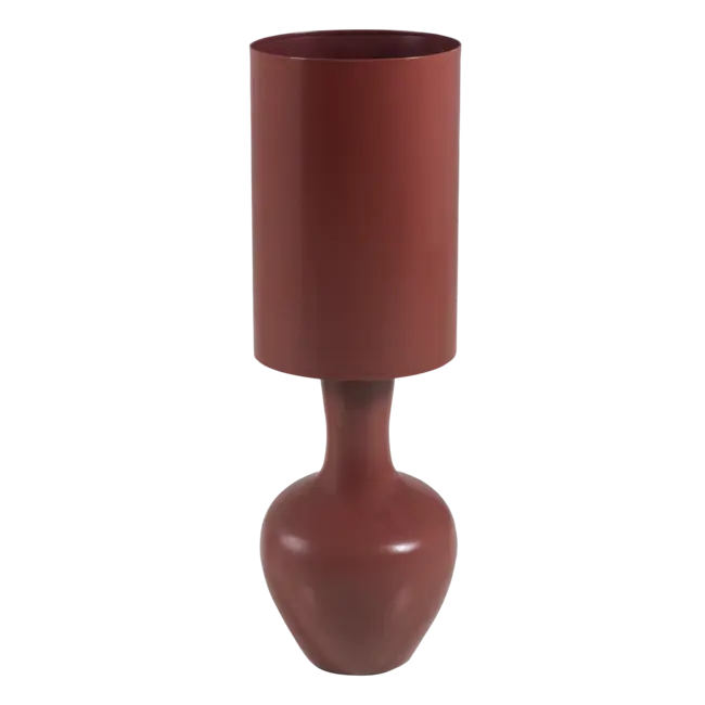 Woood Loa Tafellamp Xl Metaal Hoogglans Rood