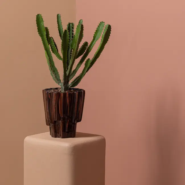 Woood Luen Plantenstandaard Metaal Lichtroze