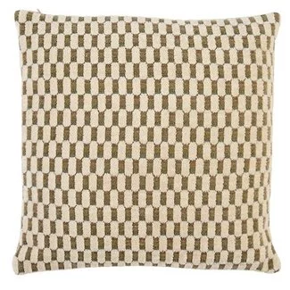 Light en Living Kussen 45x45 cm KASSEL mint groen+crème veren gevuld