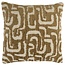 Light en Living Kussen 45x45 cm ALZEY groen-grijs+beige veren gevuld