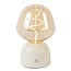 Light en Living Tafellamp LED Ø12,5x19,5 cm VAZYR crème+glas amber