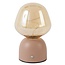Light en Living Tafellamp LED Ø12,5x19,5 cm VAZYR terra+glas amber