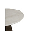 Light en Living Eettafel Ø120x76 cm SOY marmer zand+mango hout choco bruin