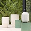 Light en Living Pot deco Set van 3 Ø30x46 + Ø40x55 + Ø52x71 cm SIROLO crème
