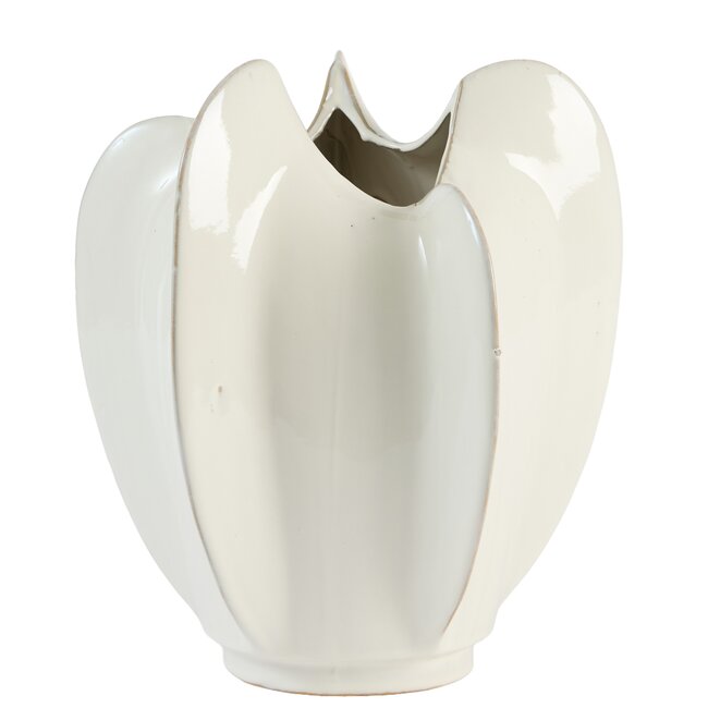 Light en Living Vaas deco Ø31x34 cm TOPITA keramiek wit