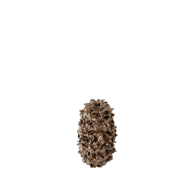 Light en Living Vaas deco 33,5x19x28,5 cm VELINA bruin-brons