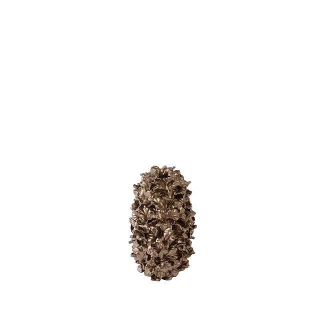 Light en Living Vaas deco 46x22x36,5 cm VELINA bruin-brons