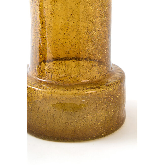 Light en Living Vaas Ø17,5x27,5 cm BORANDO glas amber