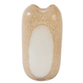 Light en Living Vaas 17,5x12,5x31,5 cm SYLMA glas beige+crème