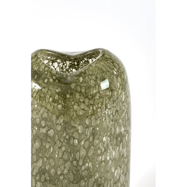 Light en Living Vaas 17,5x12,5x31,5 cm SYLMA glas groen