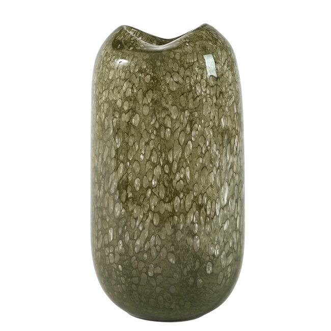 Light en Living Vaas 17,5x12,5x31,5 cm SYLMA glas groen