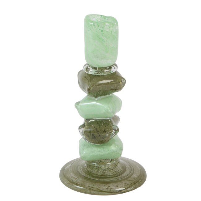 Light en Living Kandelaar Ø11,5x23 cm ESTINA mint+groen