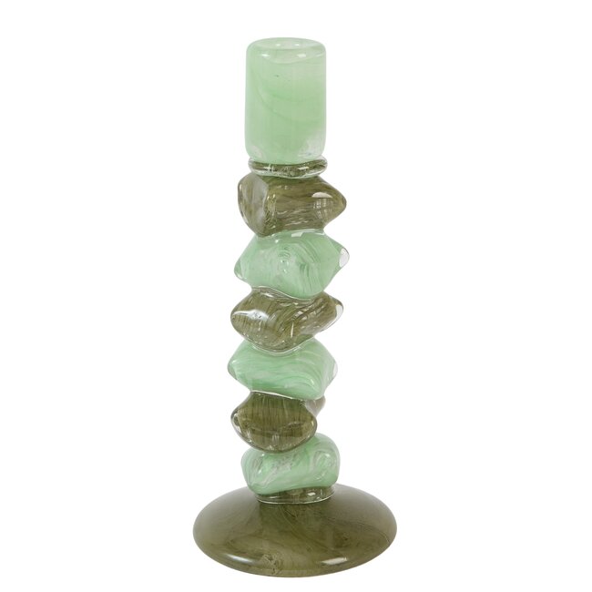 Light en Living Kandelaar Ø11,5x29,5 cm ESTINA mint+groen