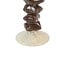 Light en Living Kandelaar Ø11,5x29,5 cm ESTINA crème+donker bruin