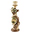 Light en Living Kandelaar Ø10x30,5 cm SANTA groen+goud