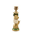 Light en Living Kandelaar 12x9,5x30,5 cm BULL goud+crème