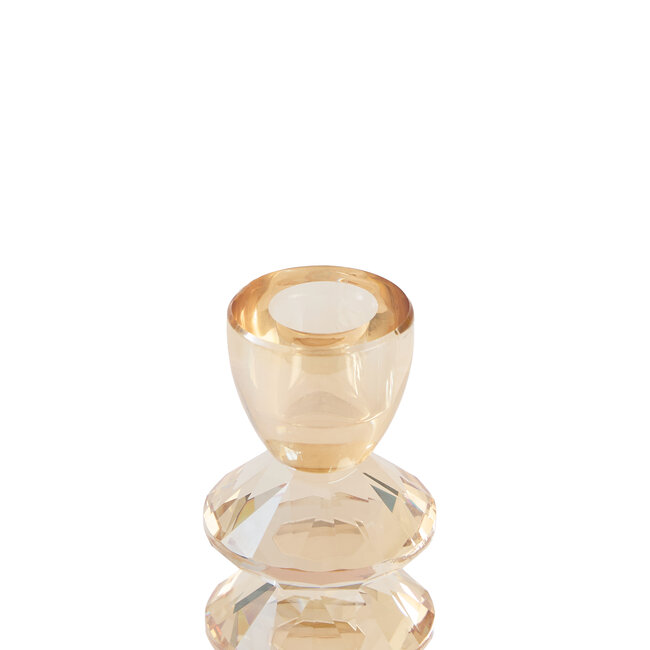 Light en Living Kandelaar Ø8x20 cm ROVELO glas amber