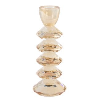 Light en Living Kandelaar Ø8x20 cm ROVELO glas amber