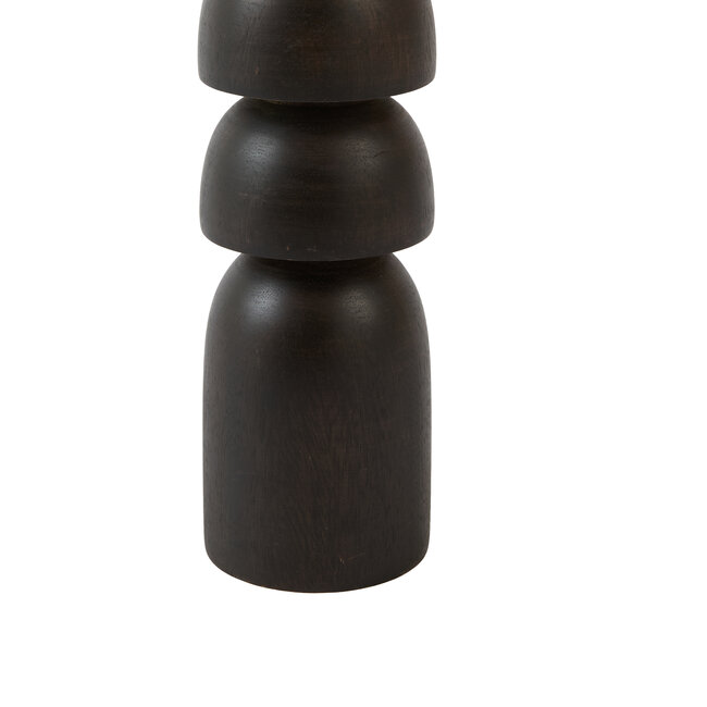 Light en Living Kandelaar Ø7,5x28 cm CAZORLA hout chocolade bruin