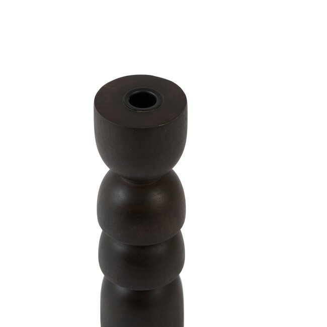 Light en Living Kandelaar Ø7,5x28 cm CAZORLA hout chocolade bruin
