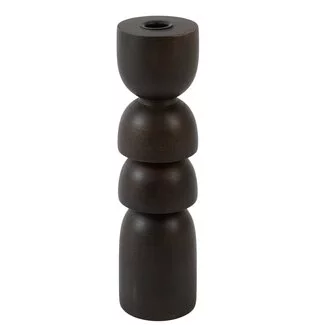 Light en Living Kandelaar Ø7,5x28 cm CAZORLA hout chocolade bruin