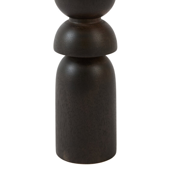 Light en Living Kandelaar Ø7,5x36 cm CAZORLA hout chocolade bruin