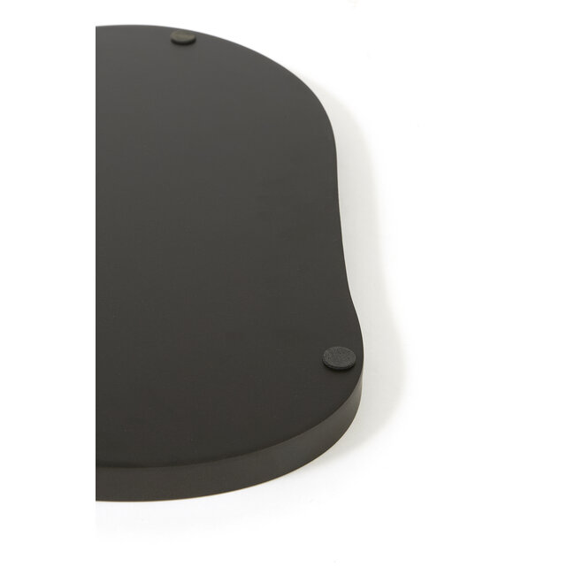Light en Living Schaal Ø40x2 cm PEDRIO glans crème+mat bruin-brons