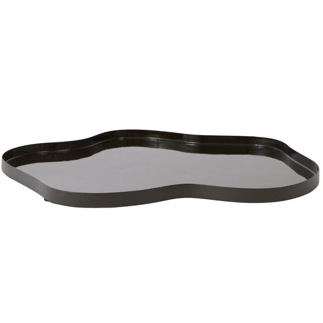 Light en Living Schaal Ø50x2 cm PEDRIO glans bruin-brons+mat bruin-brons