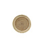 Light en Living Schaal/wandorn Set van 2 Ø40x4,5+Ø50x6 cm BURICA zeegras nat+crème