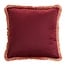 Light en Living Kussen 45x45 cm LIENA velvet bordeaux-licht roze
