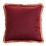 Light en Living Kussen 45x45 cm LIENA velvet bordeaux-licht roze