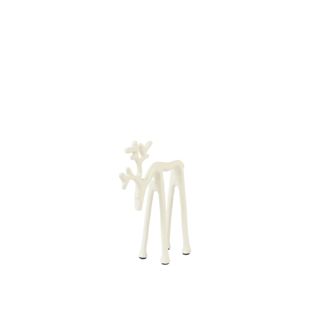 Light en Living Ornament 15x6x20 cm DEER mat crème