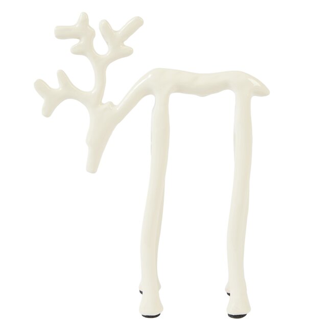 Light en Living Ornament 15x6x20 cm DEER mat crème