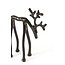 Light en Living Ornament 15x6x20 cm DEER glans bruin-brons