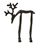 Light en Living Ornament 15x6x20 cm DEER glans bruin-brons
