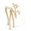 Light en Living Ornament 15x6x20 cm DEER glans zand
