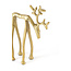 Light en Living Ornament 15x6x20 cm DEER goud