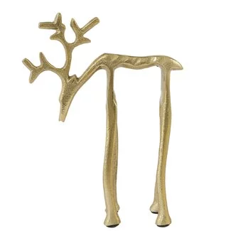 Light en Living Ornament 15x6x20 cm DEER goud