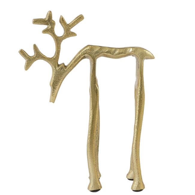 Light en Living Ornament 15x6x20 cm DEER goud