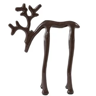 Light en Living Ornament 15x6x20 cm DEER glans aubergine