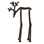 Light en Living Ornament 15x6x25 cm DEER mat bruin-brons