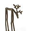 Light en Living Ornament 15x6x25 cm DEER mat bruin-brons