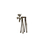 Light en Living Ornament 15x6x25 cm DEER mat bruin-brons