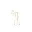 Light en Living Ornament 15x6x25 cm DEER mat crème