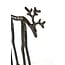 Light en Living Ornament 15x6x25 cm DEER glans bruin-brons